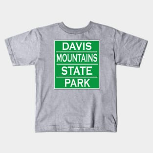 DAVIS MOUNTAINS STATE PARK Kids T-Shirt